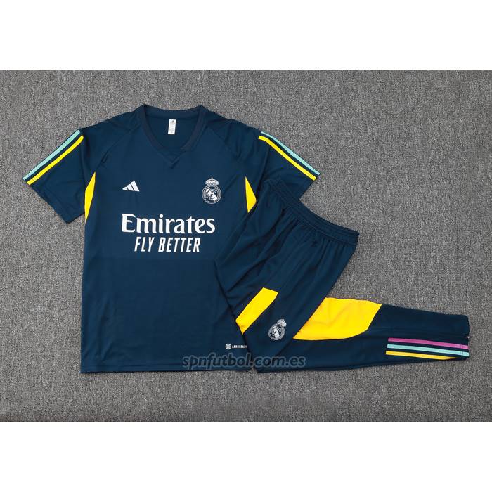 Chandal del Real Madrid Manga Corta 2023-2024 Azul